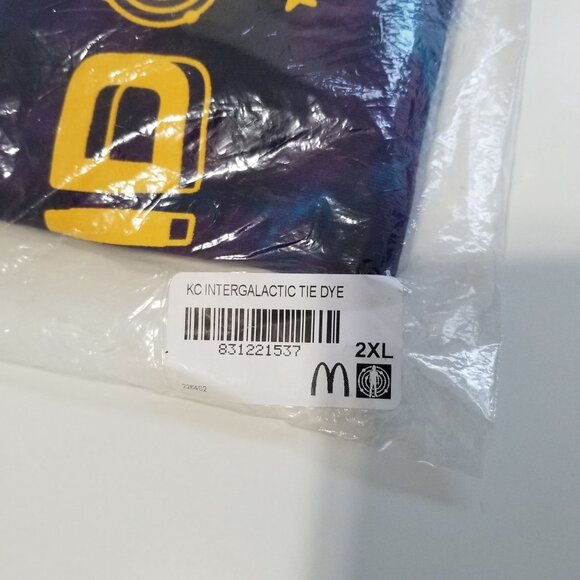 NWT Kid Cudi Camp McDonald's intergalactic tie dye shirt - exclusive limited edi - Picture 6 of 7